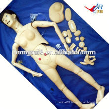 HOT SALES full functional nursing manikin, female dummy